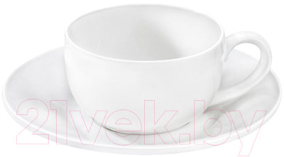 Чашка с блюдцем Wilmax WL-993002/АВ