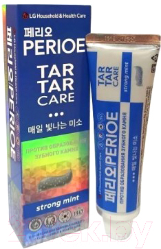 Зубная паста Perioe Tar Tar Care Strong Mint сильная мята (120мл)