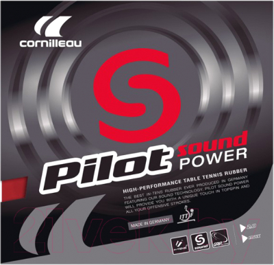 

Накладка для ракетки настольного тенниса Cornilleau, Pilot Sound Power 35 / 613505