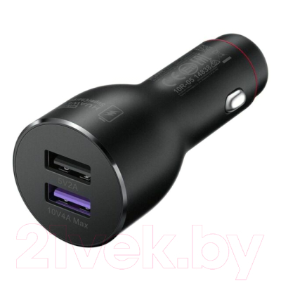 Адаптер питания автомобильный Huawei Car Charger SuperCharge CP37 (темно-серый)