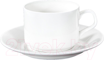 Чашка с блюдцем Wilmax WL-993112/АВ