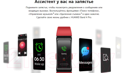 Фитнес-браслет Huawei Band 4 Pro / TER-B19S (красный дракон)