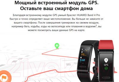 Фитнес-браслет Huawei Band 4 Pro / TER-B19S (красный дракон)