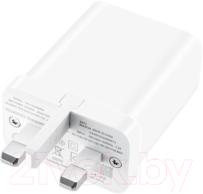 Зарядное устройство сетевое Huawei Wall Charger CP84 + кабель Type-C (белый)
