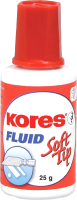 Корректор для текста Kores Fluid Soft Tip / 66461.03 (25гр) - 