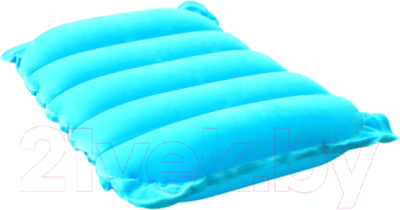 Подушка туристическая Bestway Flocked Air Travel Pillow / 67485 (голубой)