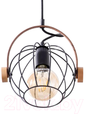 Потолочный светильник N&B Light Леон 60444 (черный/коричневый)