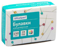 Булавки канцелярские OfficeSpace SP28-2262 (150шт) - 