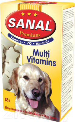 Лакомство для собак Sanal Multi Vitamins / 2700SD (50г)