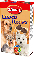 Лакомство для собак Sanal Choco Drops / 2300SD (125г) - 