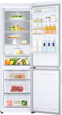 Холодильник с морозильником Samsung RB34N5281WW