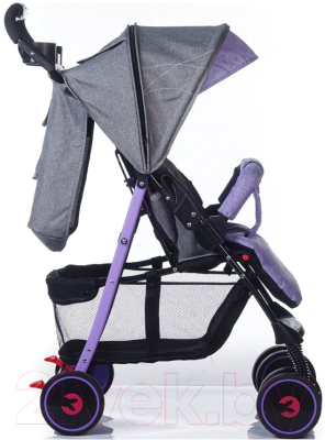Детская прогулочная коляска Babyhit Simpy (purple grey linen)