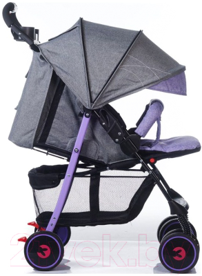 Детская прогулочная коляска Babyhit Simpy (purple grey linen)
