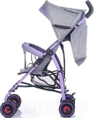 Детская прогулочная коляска Babyhit Dandy (purple grey linen)