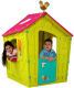 Домик для детской площадки Keter Magic Playhouse / 231596 (зеленый/малиновый/бирюзовый) - 