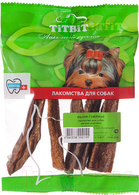 Лакомство для собак TiTBiT Вымя говяжье / 002155