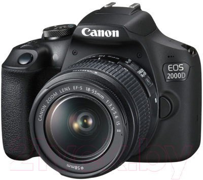 Зеркальный фотоаппарат Canon EOS 2000D Kit 18-55mm IS II / 2728C008AA