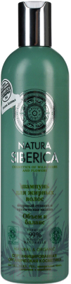 Шампунь для волос Natura Siberica Объем и баланс для жирных волос (400мл)