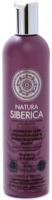 Шампунь для волос Natura Siberica Защита и блеск для окрашенных и поврежденных волос (400мл)
