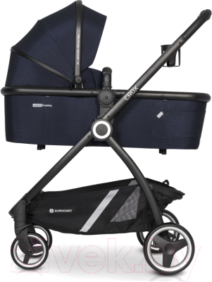Детская универсальная коляска Euro-Cart Crox 2 в 1 (Cosmic Blue)