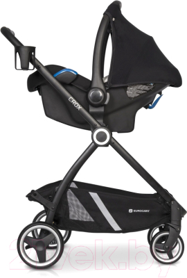 Детская универсальная коляска Euro-Cart Crox 3 в 1 (Cosmic Blue)