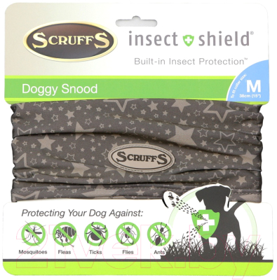 Галстук-бабочка для собак Scruffs Insect Shield Dog Snood / 937102 (M)