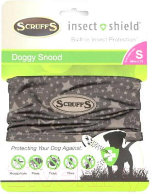 Галстук-бабочка для собак Scruffs Insect Shield Dog Snood / 937096 (S)