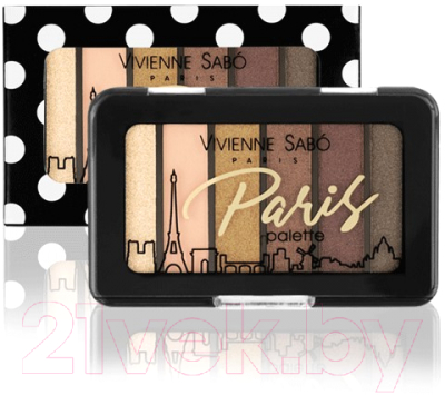 Палетка теней для век Vivienne Sabo Eyeshadow Mini Palette Paris тон 02