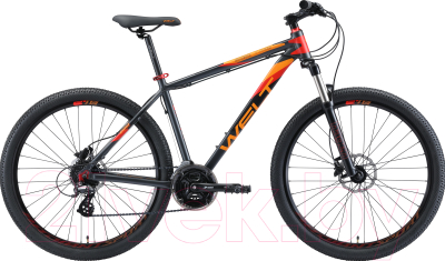 Велосипед Welt Cycle Ridge 2.0 HD 27 2020 (M, Grey/Orange/Red)