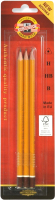 Набор простых карандашей Koh-i-Noor 1580003001BL (3шт) - 