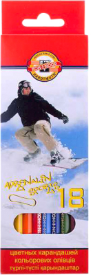 Набор цветных карандашей Koh-i-Noor, Ассорти, Sports 3553018007