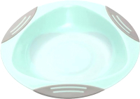 Тарелка для кормления BabyOno 1062/01 с присоской (мятный) - 