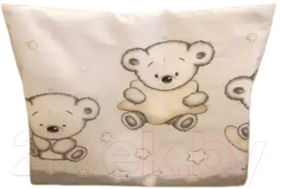Подушка для малышей Баю-Бай Ми-ми Мишки / ПШ10-ММ5 (серый)
