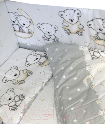 Одеяло для малышей Баю-Бай Ми-ми-Мишки / ОД01-ММ5 (серый)