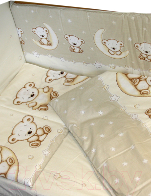 Одеяло для малышей Баю-Бай Ми-ми-Мишки / ОД01-ММ2 (бежевый)