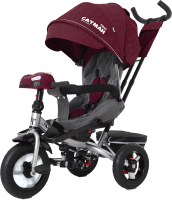 

Трехколесный велосипед с ручкой Baby Tilly, Cayman T-381
