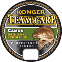 Леска монофильная Konger Team Carp Camou 0.28мм 1000м / 227001028 - 