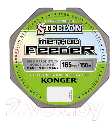 Леска монофильная Konger Steelon Method Feeder 0.28мм 150м / 257150028