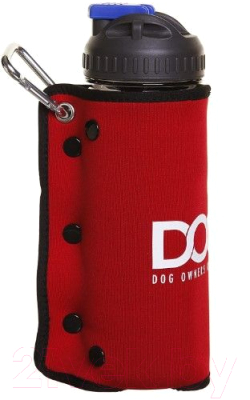 Поилка дорожная для животных DOOG BB3IN1R (красный)