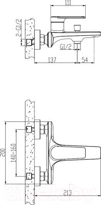 Смеситель Esko Baku BK 54