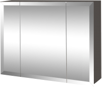 

Шкаф с зеркалом для ванной Гамма, 17 с фацетом 61x80