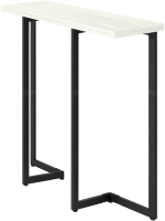 Барный стол Millwood Арлен 1 38-76x110x111 (дуб белый Craft/металл черный) - 