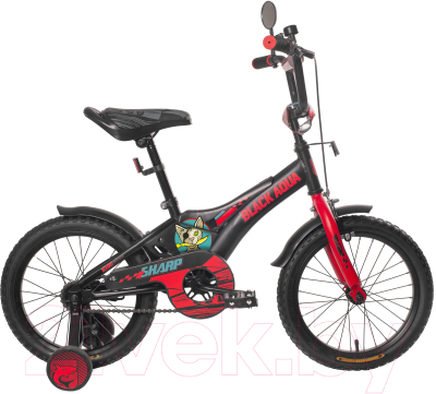 Детский велосипед Black Aqua Sharp 18 KG1810 (хаки/оранжевый)