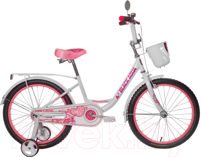 Black Aqua Sweet 16 KG1603 со светящимися колесами (белый/розовый ...