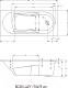 Миниатюра изображения товара Ванна акриловая Riho Lazy 170 / BC3800500000000