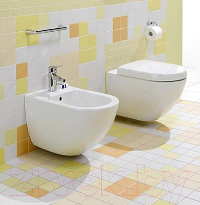 Унитаз подвесной с инсталляцией Villeroy & Boch Subway 6600-10-01 + 9M55 S101 + 38775001