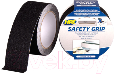 Скотч противоскользящий HPX Safety Grip / SB5005 (черный)