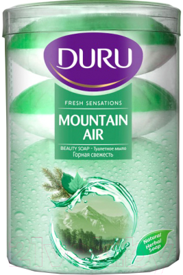 Набор мыла Duru Fresh Sensations Горная свежесть (4x110г)