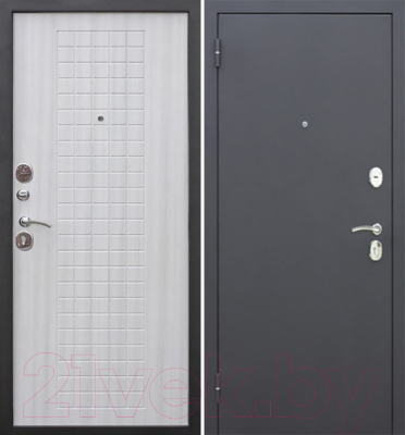 Входная дверь Гарда Муар 8мм Белый ясень (86x205, левая)