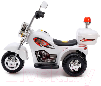 Детский мотоцикл Sima-Land Чоппер / 4650205 (белый)